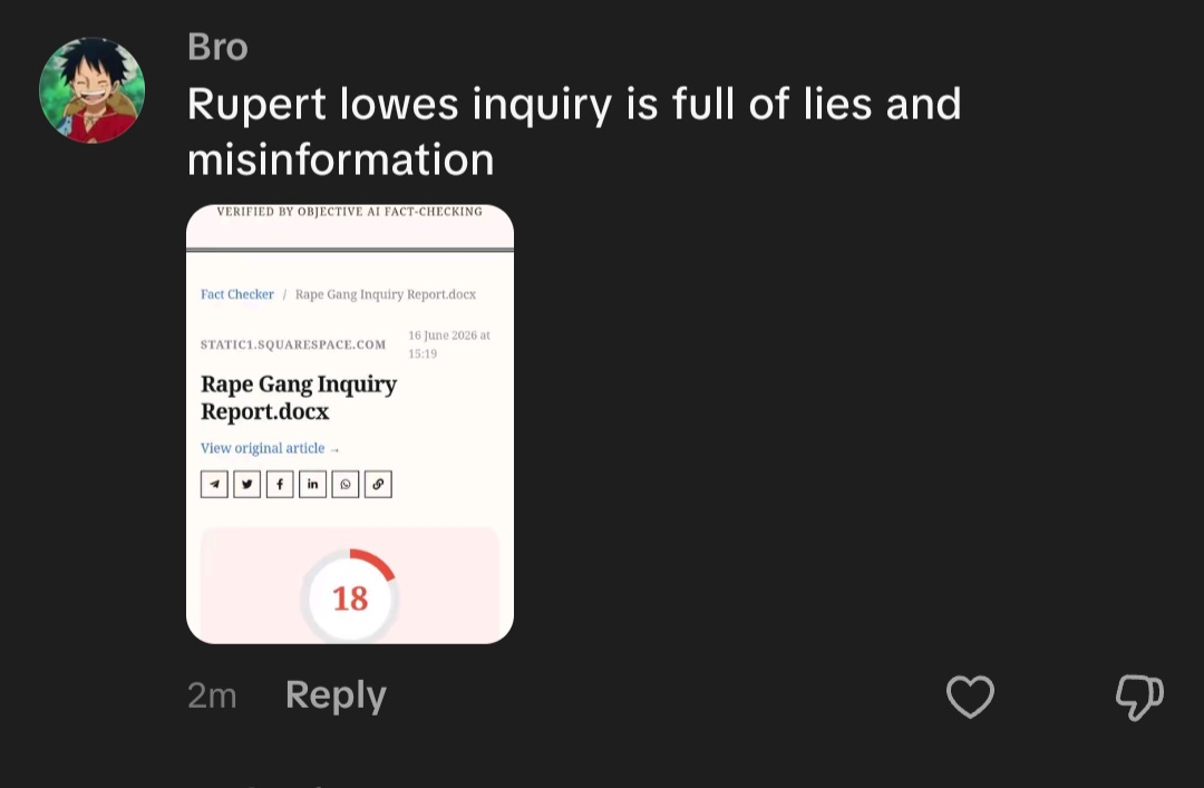 Uploaded image for fact checking