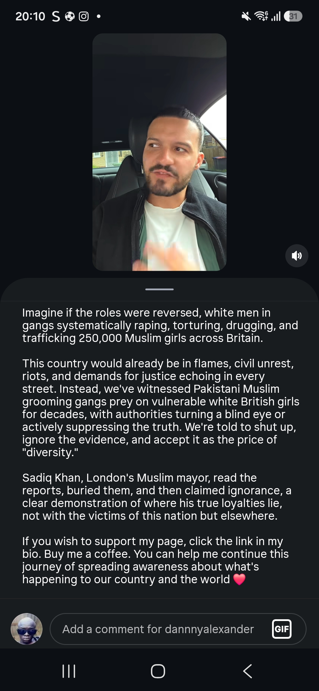 Uploaded image for fact checking